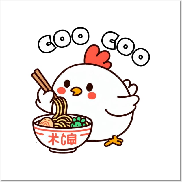 Ramen life Chicken Wall Art by Japanese Fever